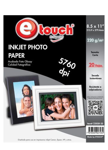 PAPEL FOTO CARTA 220GR
