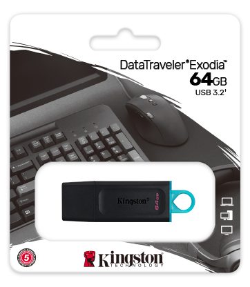 MEMORIA USB 64GB KINGSTON DT EXODIA