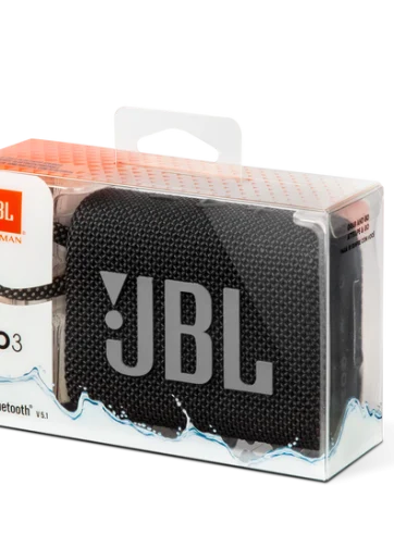 PARLANTE BT BL JBL GO3 BK