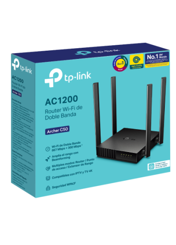 ROUTER INALAMBRICO TP-LINK AC1200 C50