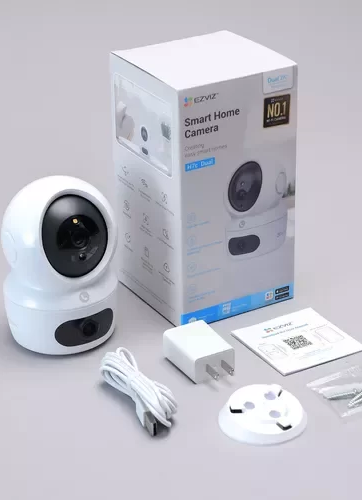CAMARA SEGURIDAD DOBLE LENTE EZVIZ HTC DUAL, GTIA 3 MESE
