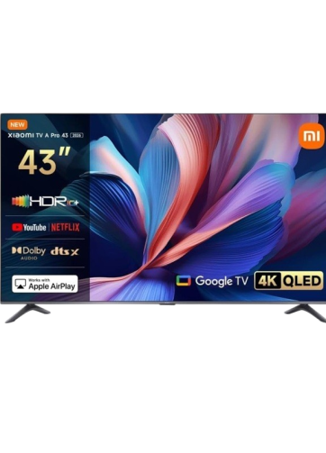 SMART TV FHD GOOGLE TV WIFI, 43 INCH XIAOMI BT360 2026, GTIA 1 AÑO