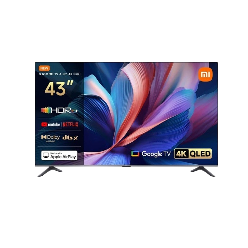 SMART TV FHD GOOGLE TV WIFI, 43 INCH XIAOMI BT360 2026, GTIA 1 AÑO