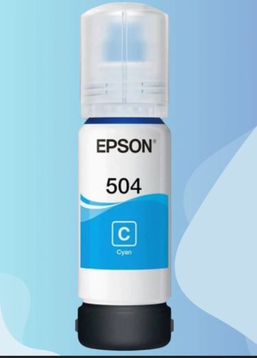 BOTELLA TINTA EPSON 504 CYAN